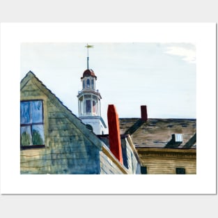 High Resolution Edward Hopper Universalist Church 1926 Posters and Art